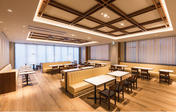朝食会場