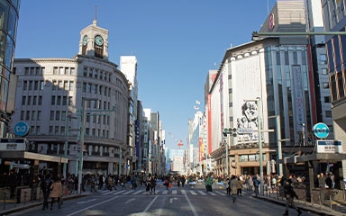 芸術と流行の集積地・銀座